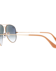 Ray-Ban RB3025 001/3F Aviator Large Metal Gold Medium Gradient Sunglasses