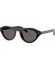 Prada SPR B15S 16K-731 Black Frame Dark Grey Lens Sungalasses