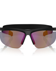 Prada Linea Rossa SPS A02s 1BO-10J Nero Opaco Frame and Dark blue with violet Lens Sunglasses