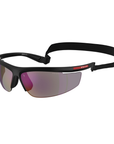 Prada Linea Rossa SPS A02s 1BO-10J Nero Opaco Frame and Dark blue with violet Lens Sunglasses