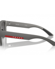 Prada Linea Rossa SPS 04Z 16X-7W1 Gray Metal Sunglasses