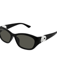 Gucci GG1826SK – Classic Black Round Women’s Sunglasses
