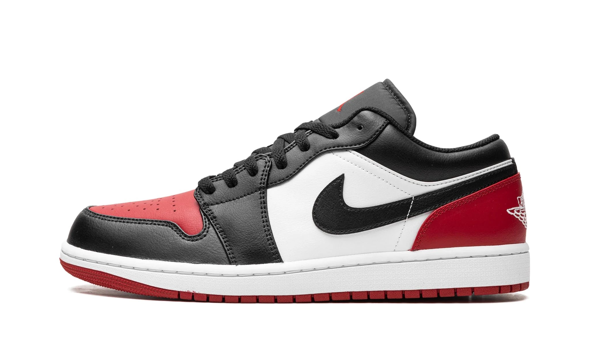 Nike air jordan 1 retro low black toe sales