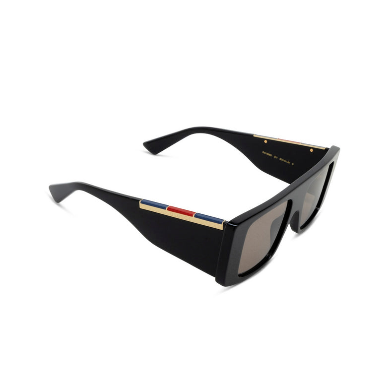 Gucci - GG1888S 001 Brown Black Shield Sunglasses