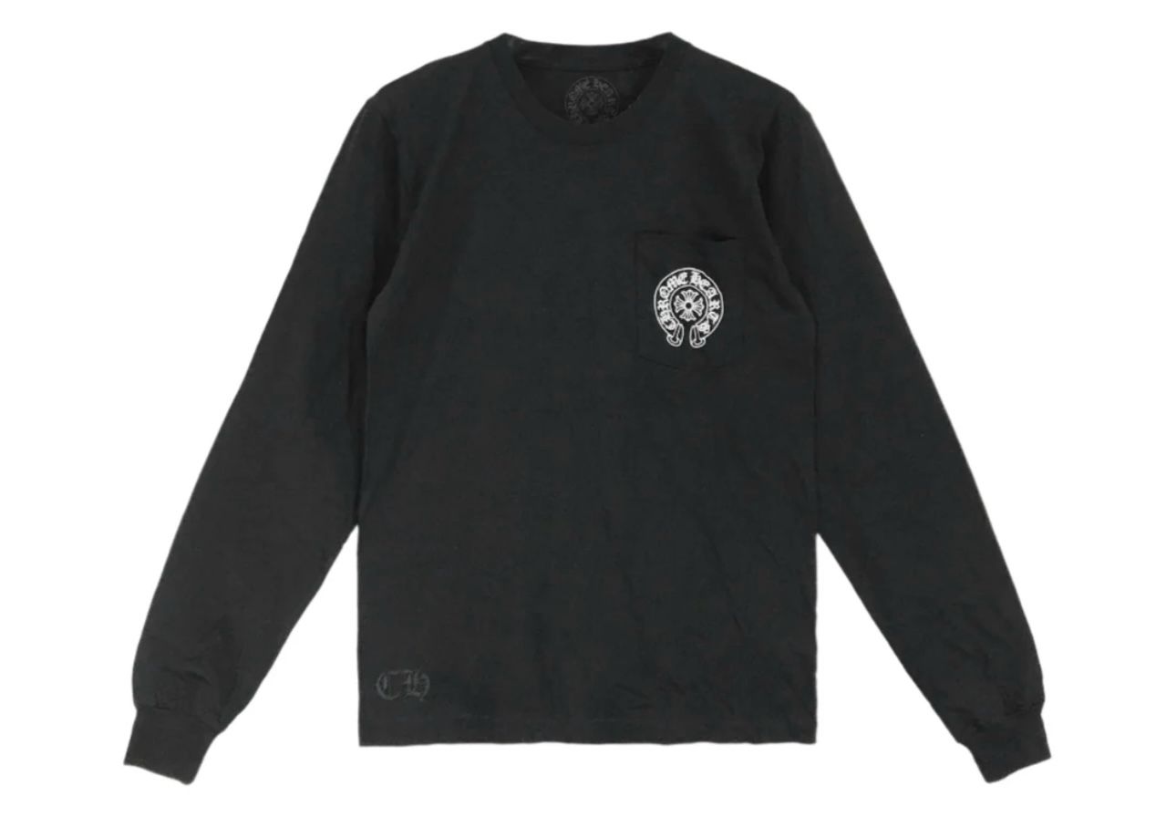 Chrome Hearts Miami Exclusive Floral Long Sleeve Black
