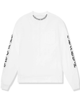 Chrome Hearts 1988 Neck Logo L/S White Black T Shirt