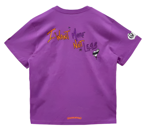 Chrome Hearts Matty Boy Purple Graffiti T-Shirt