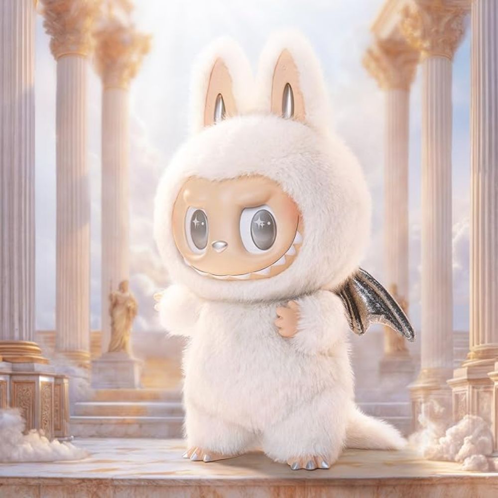Pop Mart The Monsters Labubu &quot;Zimomo - Angel in Clouds&quot; Vinyl Face Figure