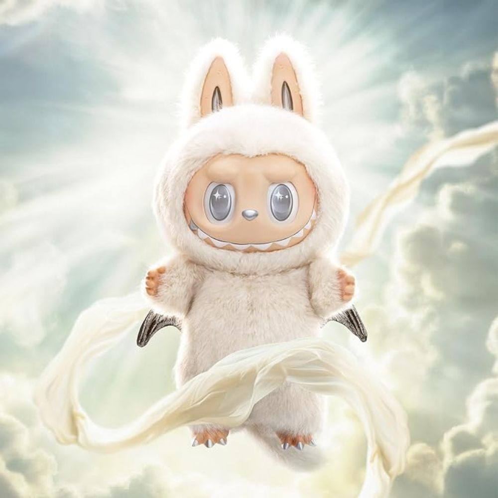 Pop Mart The Monsters Labubu &quot;Zimomo - Angel in Clouds&quot; Vinyl Face Figure