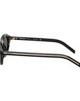 Prada SPR B15S 16K-731 Black Frame Dark Grey Lens Sungalasses