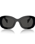 Prada SPR A13 s 1AB-5SO Black Frame Dark Grey Lens Sunglasses