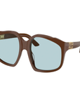Miu Miu SMU A07 24D-20R Oversize Oval Brown Frame Sunglasses