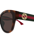 Gucci GG1866SK 002 Havana Frame with Brown Lens Sunglasses