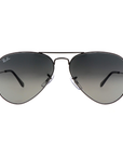 Ray-Ban RB3025 004/78 58-14 Aviator large metal Gunmetal Sunglasses