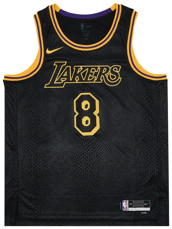 Nike Kobe Mamba Mentality Los Angeles Lakers City Edition Swingman Jersey 'Black'