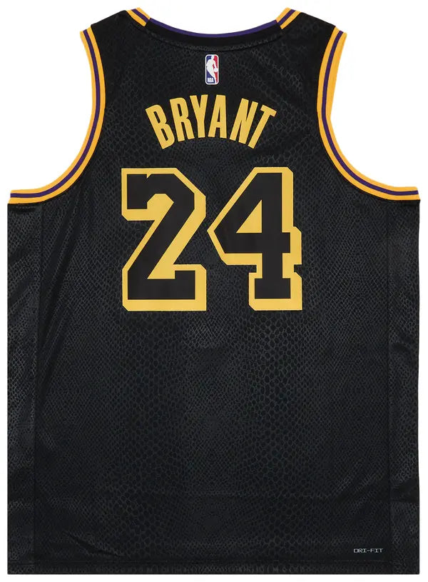 Nike Kobe Mamba Mentality Los Angeles Lakers City Edition Swingman Jersey 'Black'