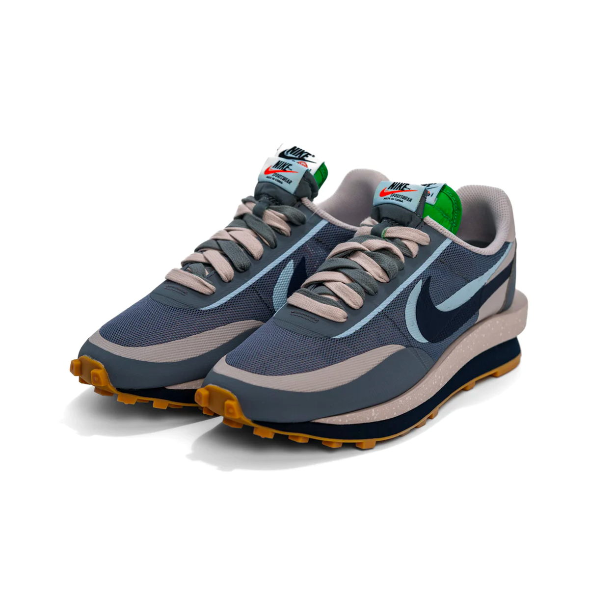 Nike LD Waffle Sacai CLOT "Kiss of Death 2 Cool Grey"