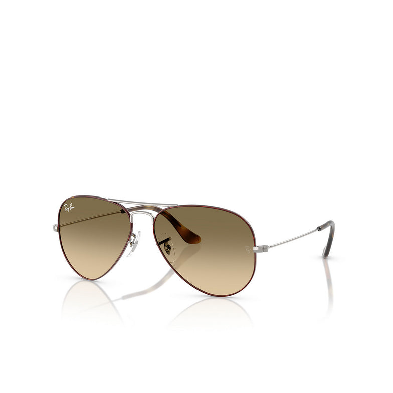 Ray-Ban - RB3025 9270/0A Aviator Large Metal Brown Havana Sunglasses
