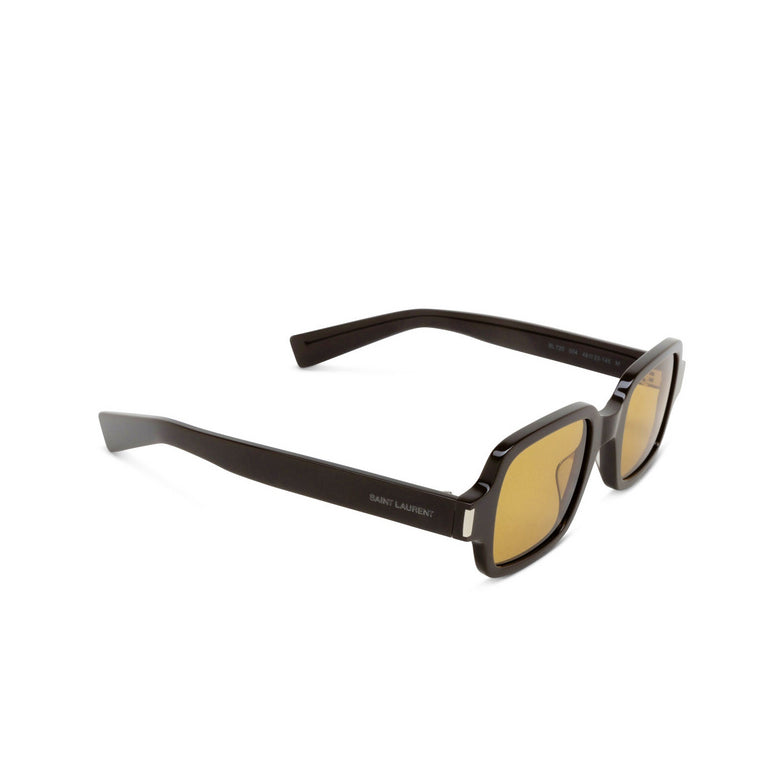 Saint Laurent SL720 001 Brown Rectangle Sunglasses