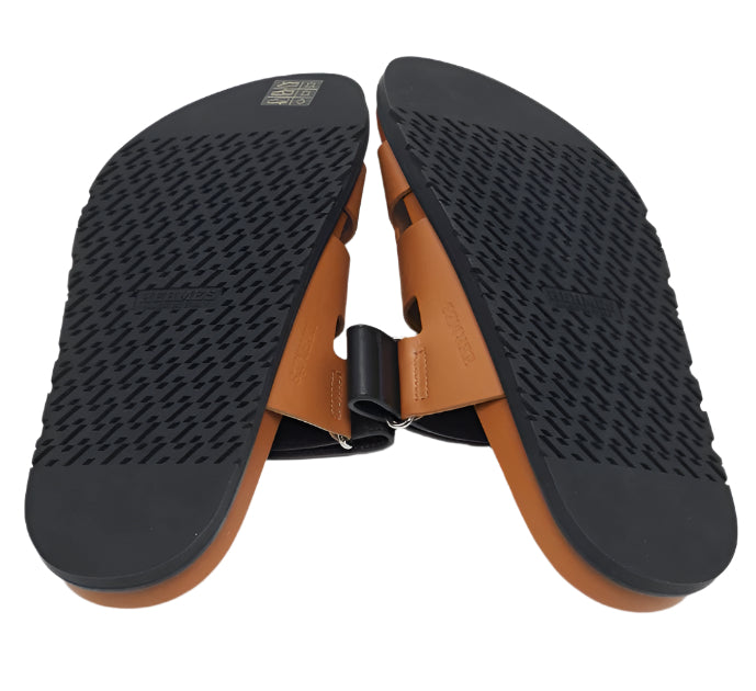 Hermes Chypre Brown Black Belt