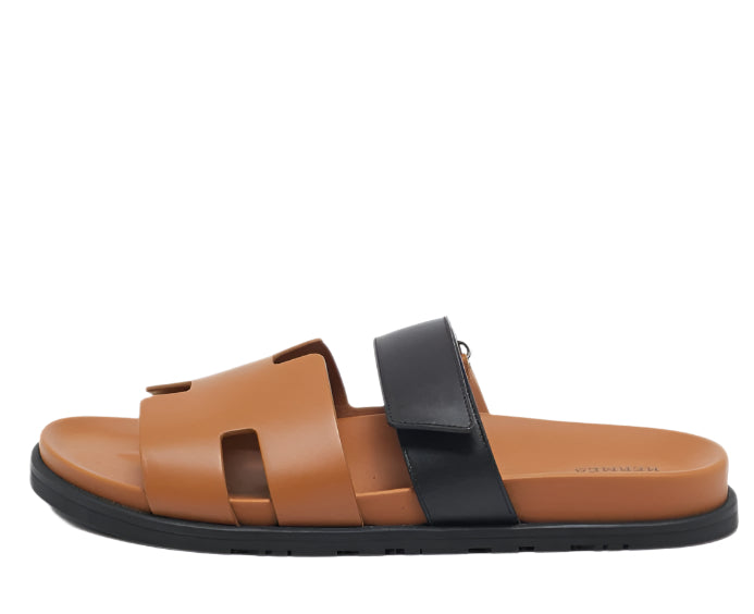 Hermes Chypre Brown Black Belt