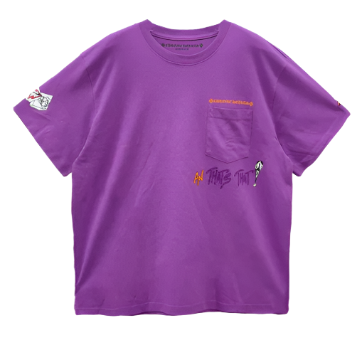 Chrome Hearts Matty Boy Purple Graffiti T-Shirt