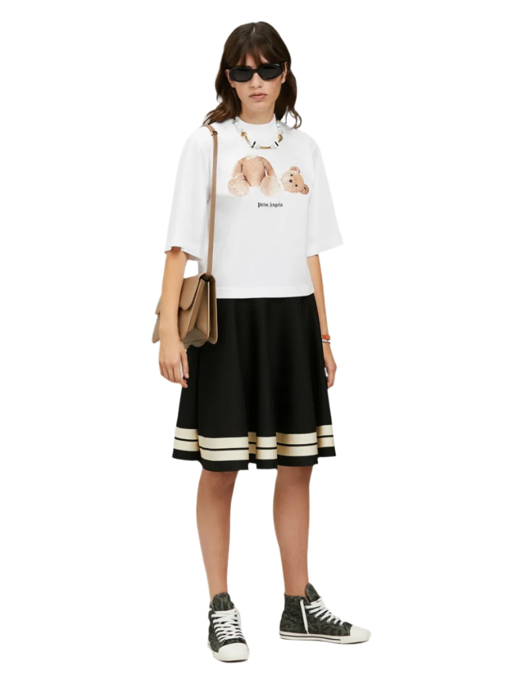 Palm Angels Teddy Bear Logo Women's T-shirt