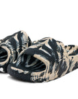 Adilette 22 Slides "Carbon Aluminum"